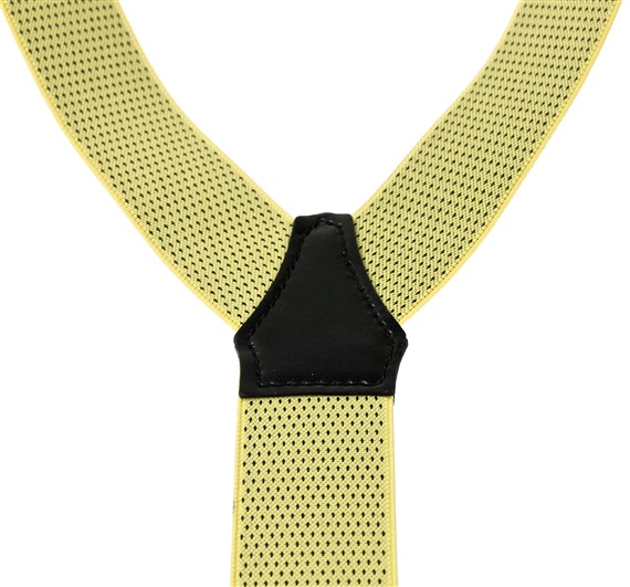 Yellow with Black Dots Elastic Braces