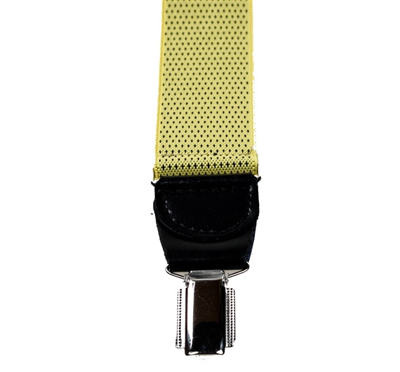 Yellow with Black Dots Elastic Braces