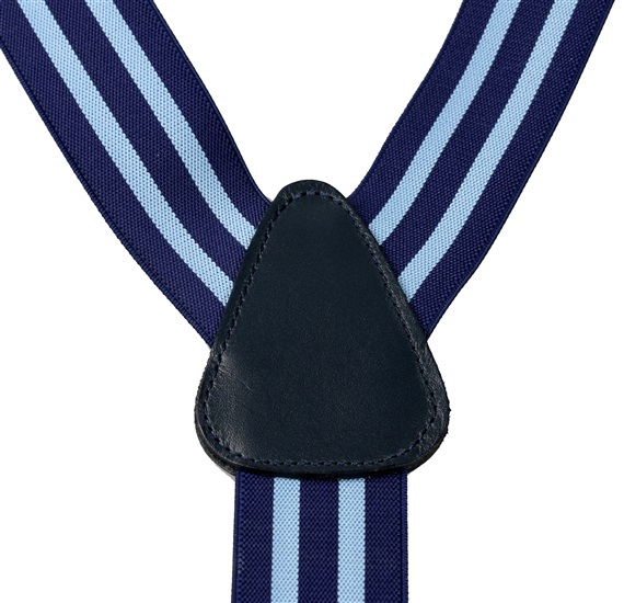 Blue Stripes Elastic Braces