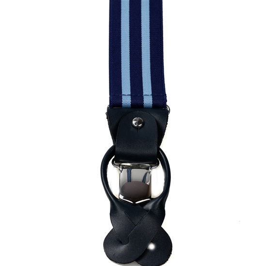 Blue Stripes Elastic Braces