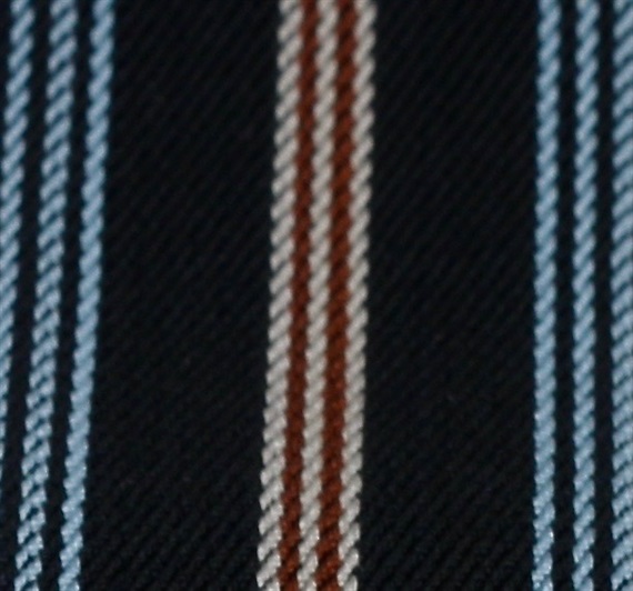 Dark Blue Striped Elastic Braces