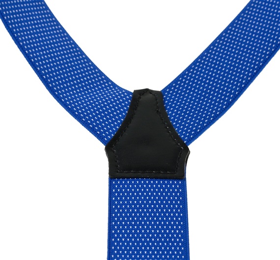 Royal Blue with Dots Elastic Braces