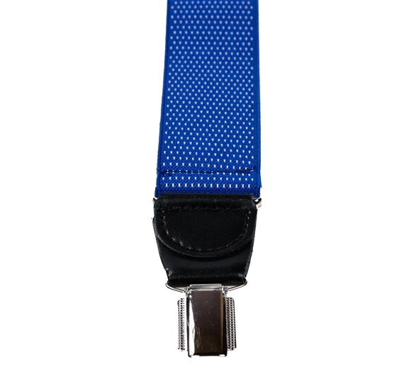 Royal Blue with Dots Elastic Braces