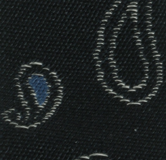 Blue Paisley Elastic Braces - Pisa 43