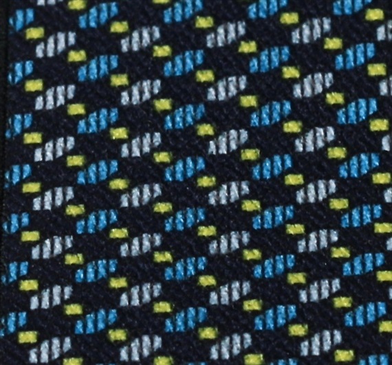 Blue Pattern Elastic Braces