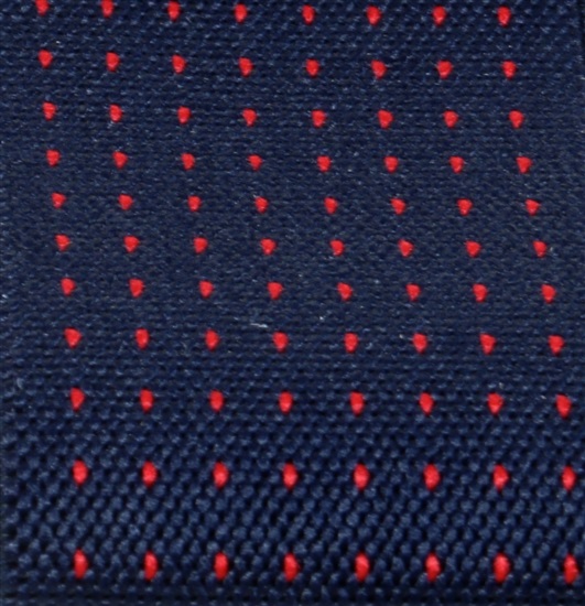 Deep Blue with Red Dots Braces - Pisa 69