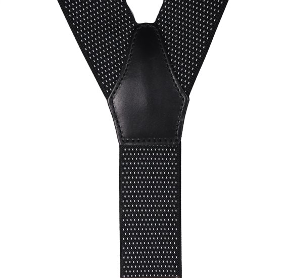Black with White Dots Braces
