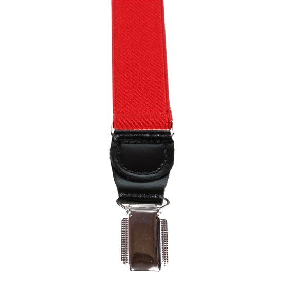 Red Skinny Braces - Pisa 91