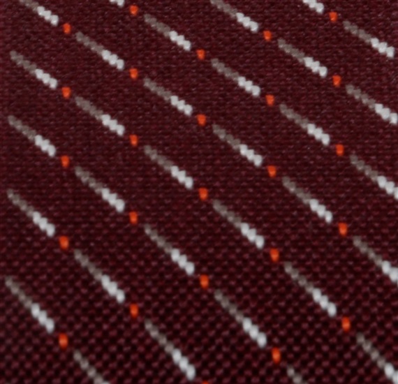 Burgundy Striped Elastic Braces - Pisa 81