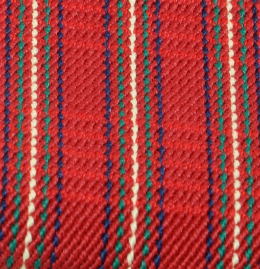 Red Tartan Plaid Braces - Pisa 73