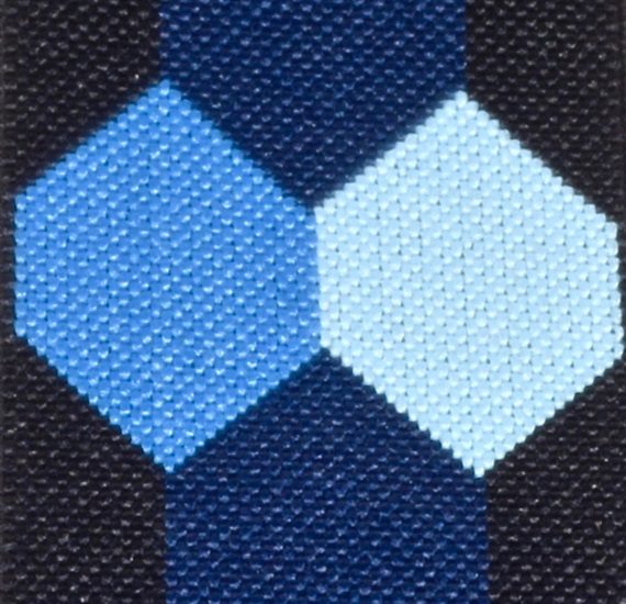 Blue Hexagons XXL Braces