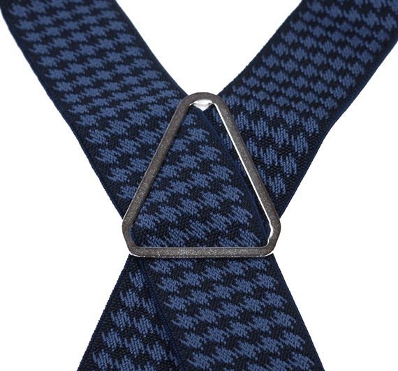 Navy Blue 'Crows Feet' Elastic Braces