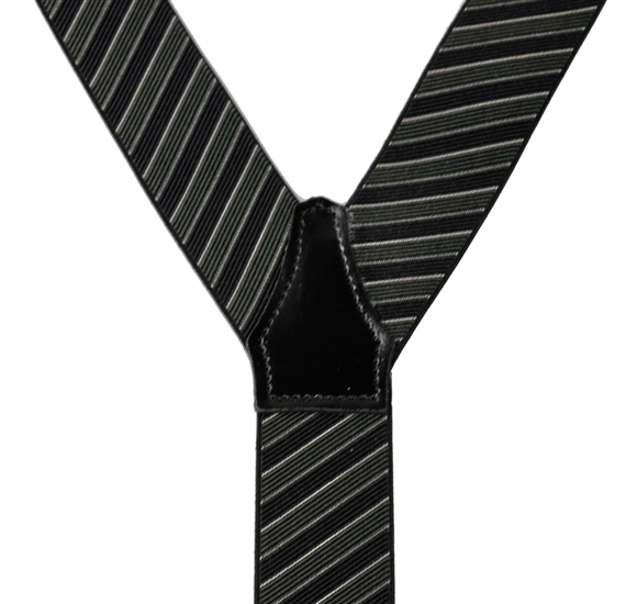 Dark Blue and Dark Green Stripes Elastic Braces