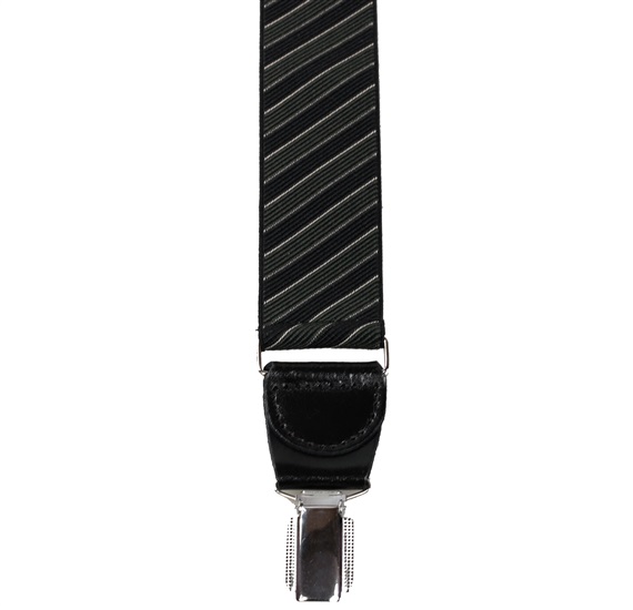 Dark Blue and Dark Green Stripes Elastic Braces