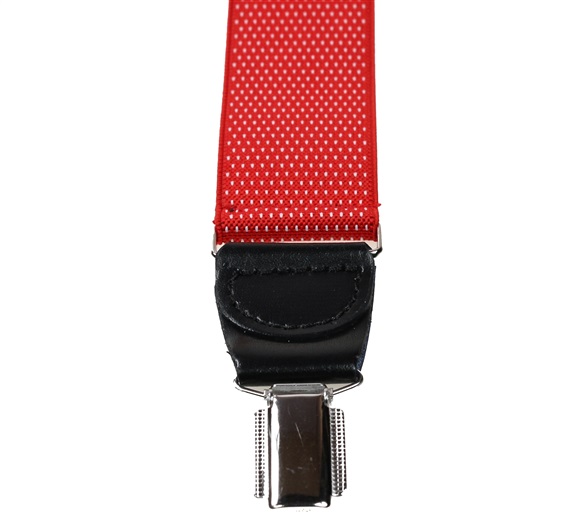 Red with White Dots Elastic Braces