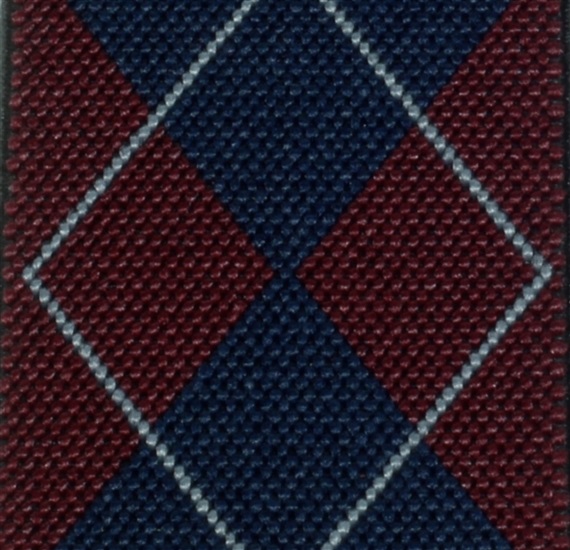 Blue Diamond Argyle XXL Elastic Braces