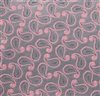 Grey and Pink Tie with Paisley