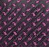 Black and Pink Tie with Paisley