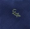 Blue Silk Teenager's Tie with Crocodiles