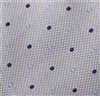 Grey Slim Tie with Dots