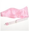White Self Bow Tie