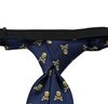 Boy's Tie with Skulls Reverse