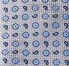 Grey Boy's Tie with Flowers