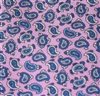 Pink Boy's Tie Silk with Paisley