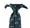 Blue boy's tie with scooter detail