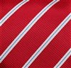 Red Striped Tie Fabric