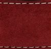 Garnet suede belt detail