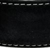 Black suede belt detail