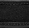 Black suede belt detail