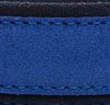 Royal blue suede belt detail