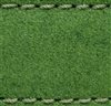 Green suede belt detail