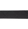 Black and grey Prince of Wales belt detail