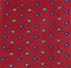 Woven burgundy boy's bow tie with flowers Pitti 326