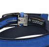 Royal blue suede belt buckle