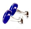 Royal Blue Cufflinks Side