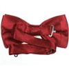 Burgundy Bow Tie Reverse
