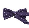 Purple Bow Tie with Dots