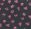 Brown Pocket Square with Roses