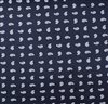 Blue Pocket Square with Paisley