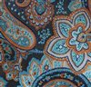 Blue Pocket Square with Damasco