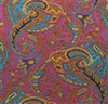Pink Pocket Square with Paisley