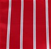 Red Pocket Square with Stripes