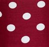 Burgundy Pocket Square with Dots
