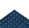 Blue pocket square with white dots