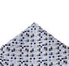 Blue pocket square with design geometric