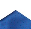 Blue Royal Pocket Square with Dots